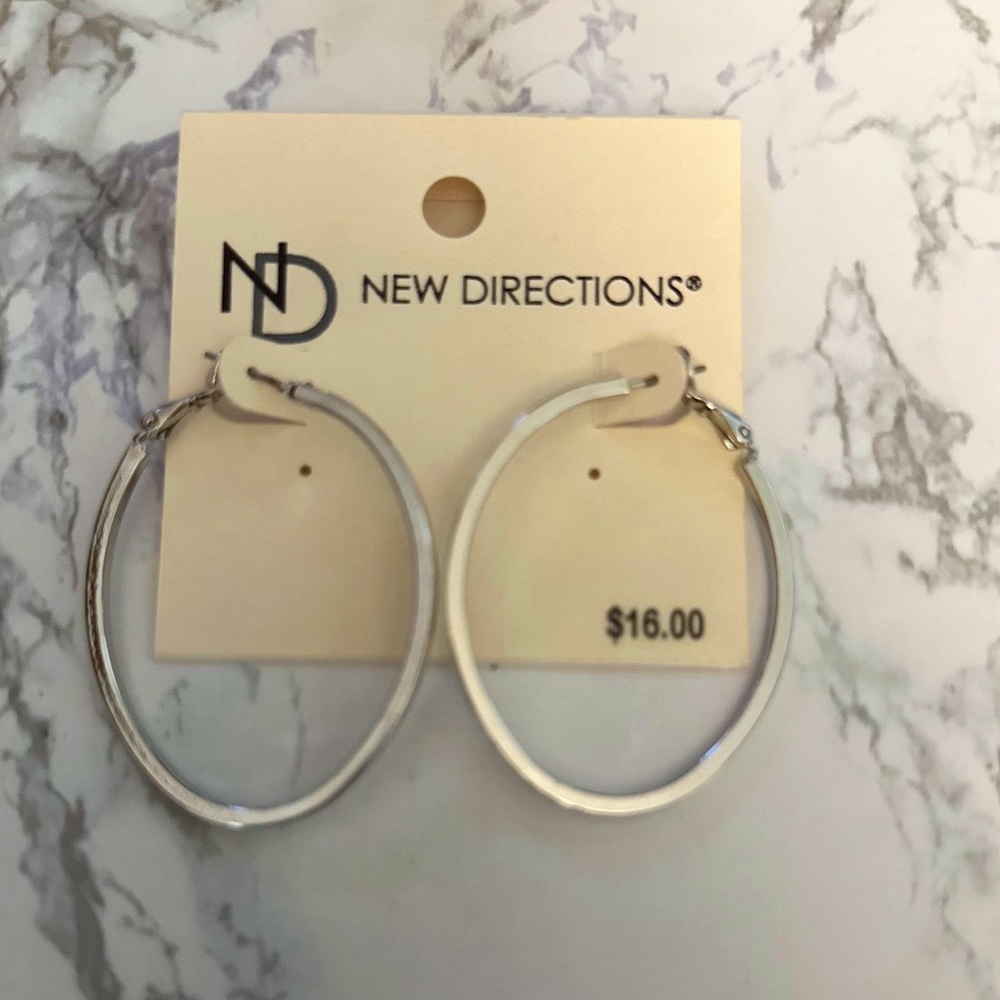 New Directions Silver Earrings